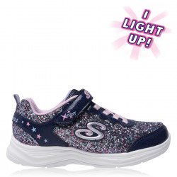 Skechers Glimmer Twinkle Toes Girls Trainers