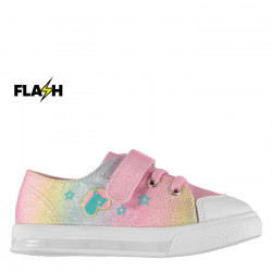 Fabric Flash Canvas Trainers Infants