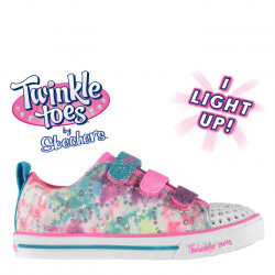 Skechers Twinkle Toes Rainbow Cutie Child Girls Trainers