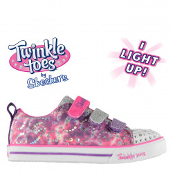 Skechers Twinkle Toes Rainbow Cutie Child Girls Trainers