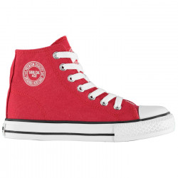 SoulCal Canvas Hi Top Trainers Childrens