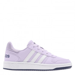 Adidas Hoops Nubuck Trainers Junior Girls