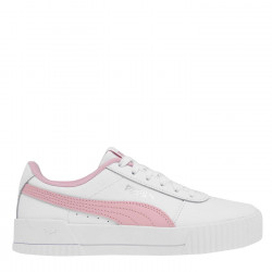 Puma Carina Leather Trainers Junior Girls