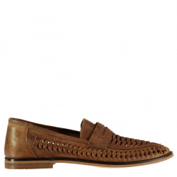 Firetrap Marrone Woven Mens Loafers