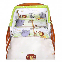 2-dielne posten oblieky New Baby 100/135 cm zelen safari