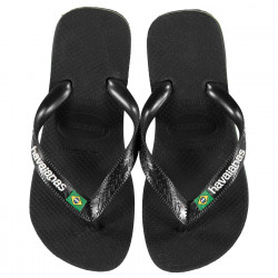 Havaianas Brasil Logo Flip Flops