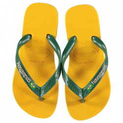 Havaianas Brasil Logo Flip Flops