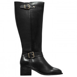 Linea Chunky Heel Knee High Boots