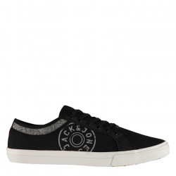 Jack and Jones Ross Canvas Print Mens Trainers