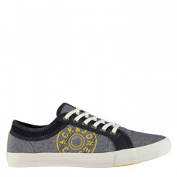 Jack and Jones Ross Canvas Print Mens Trainers