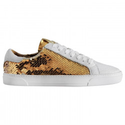 DKNY Andi Low Sequin Trainers