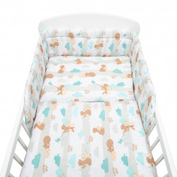 3-dielne posten oblieky New Baby 90/120 cm mama bear