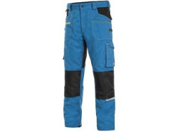 Kalhoty CXS STRETCH, pnsk, stedn modr-ern