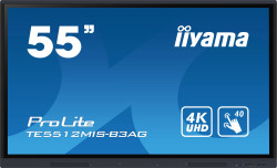 55" iiyama TE5512MIS-B3AG: IPS, 4K, 40P, HDMI, VGA TE5512MIS-B3AG