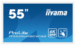 55" iiyama TF5539UHSC-W1AG: IPS, 4K, 500cd/m2, 24/7 TF5539UHSC-W1AG