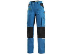 Kalhoty CXS STRETCH, dmsk, stedn modro - ern