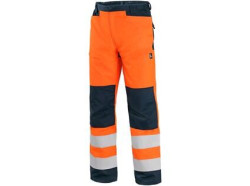 Kalhoty CXS HALIFAX, vstran se sovinou, pnsk, oranovo-modr
