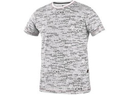 Triko CXS DARREN, krtk rukv, potisk CXS logo, bl