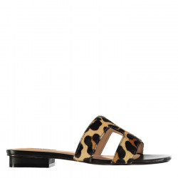 Dune London Loupe Leopard Print Ladies Sandals