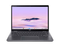 Acer Chromebook Plus Spin 514/CP514-4HN-36VY/3-100U/14"/WUXGA/T/8GB/256GB SSD/UHD/Chrome/Gray/2R NX.KYQEC.001