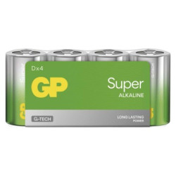 Alkalick batria GP Super LR20 (D) 4ks