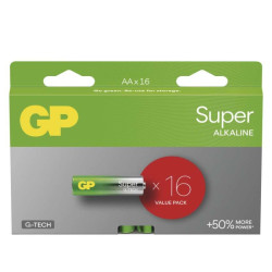 Alkalick batria GP Super LR6 (AA), 16 ks 16ks