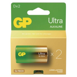 Alkalick batria GP Ultra LR20 (D) 2ks