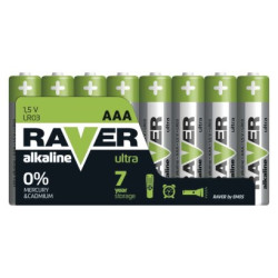 Alkalick batria RAVER LR03 (AAA) 8ks