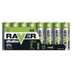 Alkalick batria RAVER LR6 (AA) 8ks