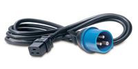 APC Power Cord, 16A, 230V, C19 to IEC 309 AP9876