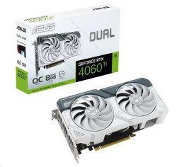 ASUS DUAL RTX4060TI OC WHITE 8GB/128-bit GDDR6 HDMI 3xDP