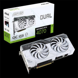 ASUS DUAL RTX4070 O12G WHITE 12GB/192-bit GDDR6 HDMI 3xDP