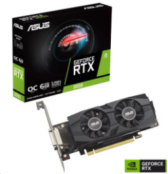 ASUS RTX3050 LP BRK OC 6GB/96-bit GDDR6 DVI HDMI DP