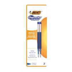 Nhradn npl do glovho rollera BIC Gel modr 2ks