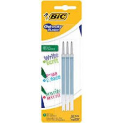 Nhradn npl do glovho rollera BIC Gelocity ILLUSION ierna Blister 3ks