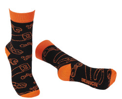 BENNONKY Tool Socks black/orange