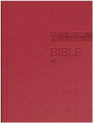 Bible EP bez DT, mal formt , pevn vazba, erven