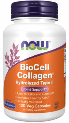 BioCell Collagen hydrolyzovan typ II - NOW Foods