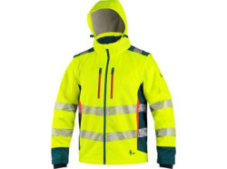 Bunda CXS BEDFORD, v�stra�n�, p�nsk�, softshell, �luto-petrolov�