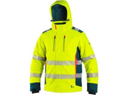 Bunda CXS BEDFORD WINTER, v�stra�n�, zimn�, p�nsk�, softshell, �luto-petrolov�