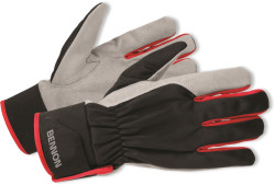 CARPOS VELCRO Gloves grey/red (12 pcs)