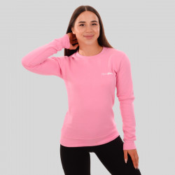 Dmska mikina Basic Jumper Baby Pink - GymBeam