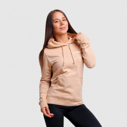 Dmska mikina PRO Hoodie Sand - GymBeam