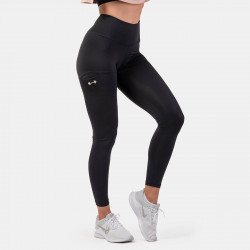 Dmske legny Active High Waist Smart Pocket Black - NEBBIA