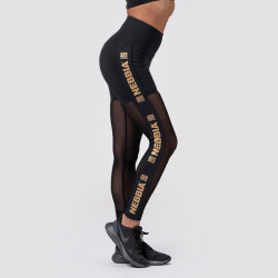 Dmske legny Intense Gold Mesh Black - NEBBIA