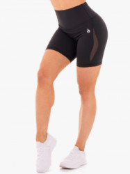 Dmske ortky Hype High Waisted Mesh Black - Ryderwear