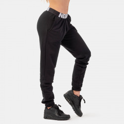 Dmske teplky Iconic Mid-Waist Black - NEBBIA