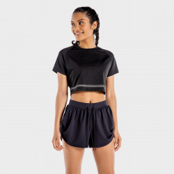 Dmske triko Flux CropTop Onyx - SQUATWOLF