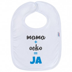 Detsk podbradnk New Baby mma+tta=J modr