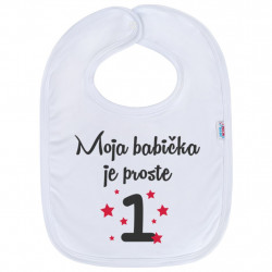 Detsk podbradnk New Baby Moja babika je proste 1